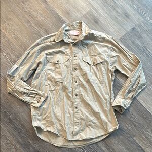Filson Men's Casual Button Down Shirt - Tan